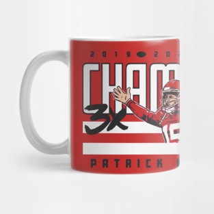 Patrick Mahomes 3x World Champ Mug